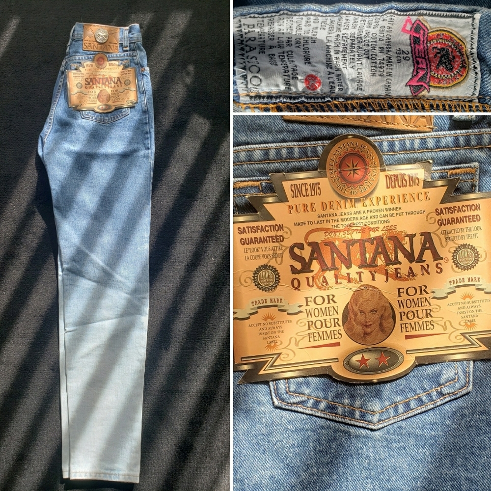 NWT Vintage Santana Parasuco ombre fade jeans
